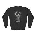 Play for Him Basketball Unisex Youth Crewneck