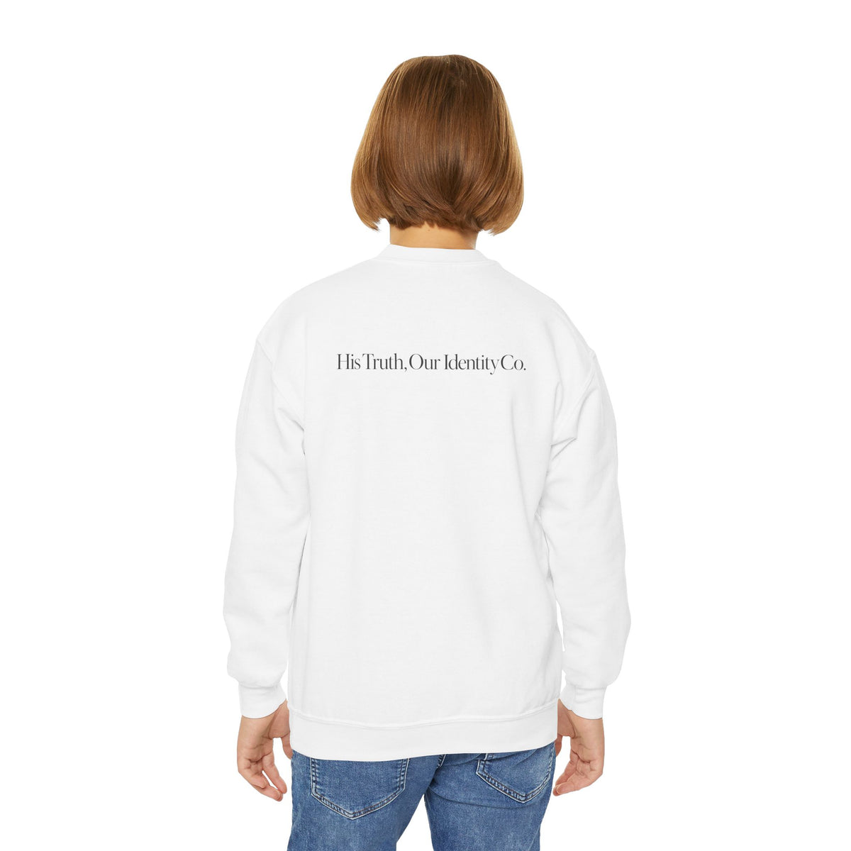 Jesus Loves Me Youth Crewneck