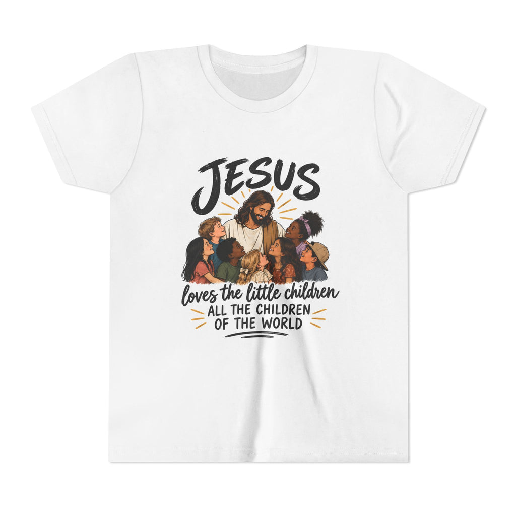 Jesus Loves The Little Children Youth Short Sleeve Tee
