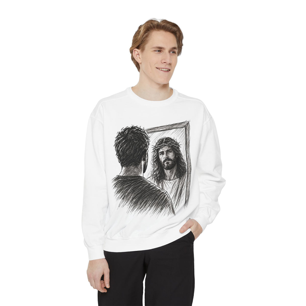 His Truth, Our Identity Men’s Crewneck