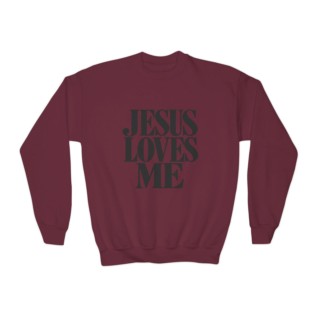 Jesus Loves Me Youth Crewneck
