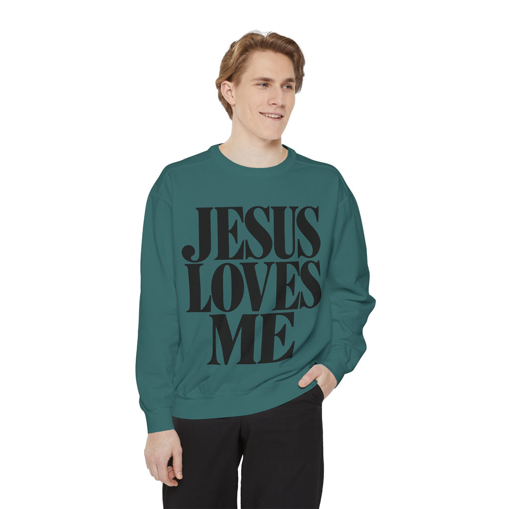 Jesus Loves Me Unisex Crewneck