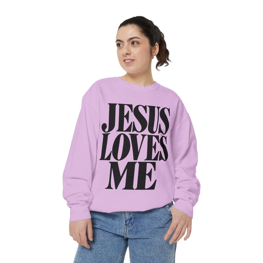 Jesus Loves Me Unisex Crewneck