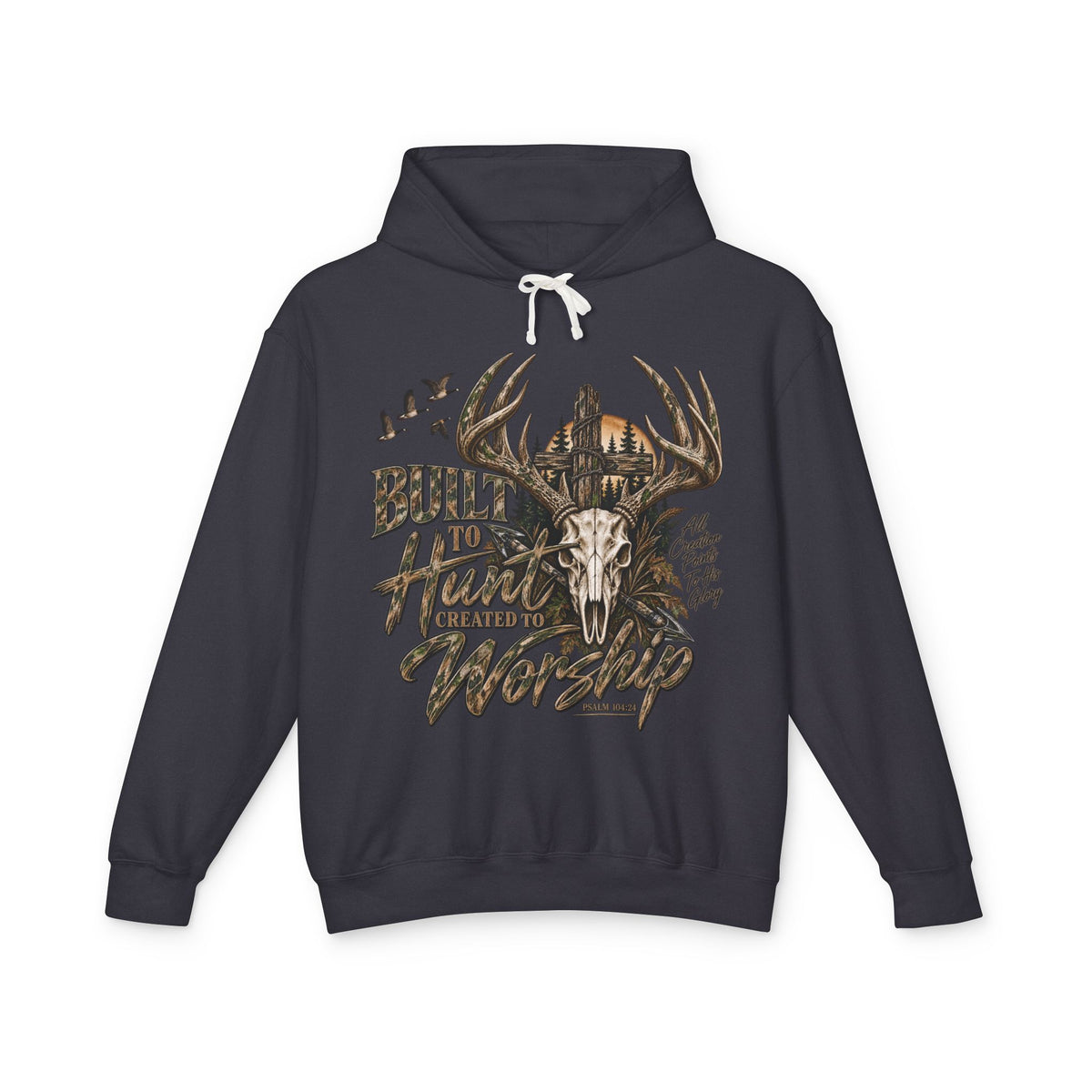 Built to Hunt, Created to Worship Unisex Hoodie