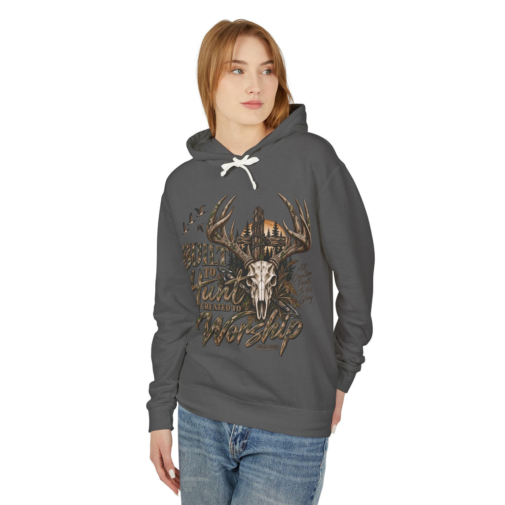Built to Hunt, Created to Worship Unisex Hoodie