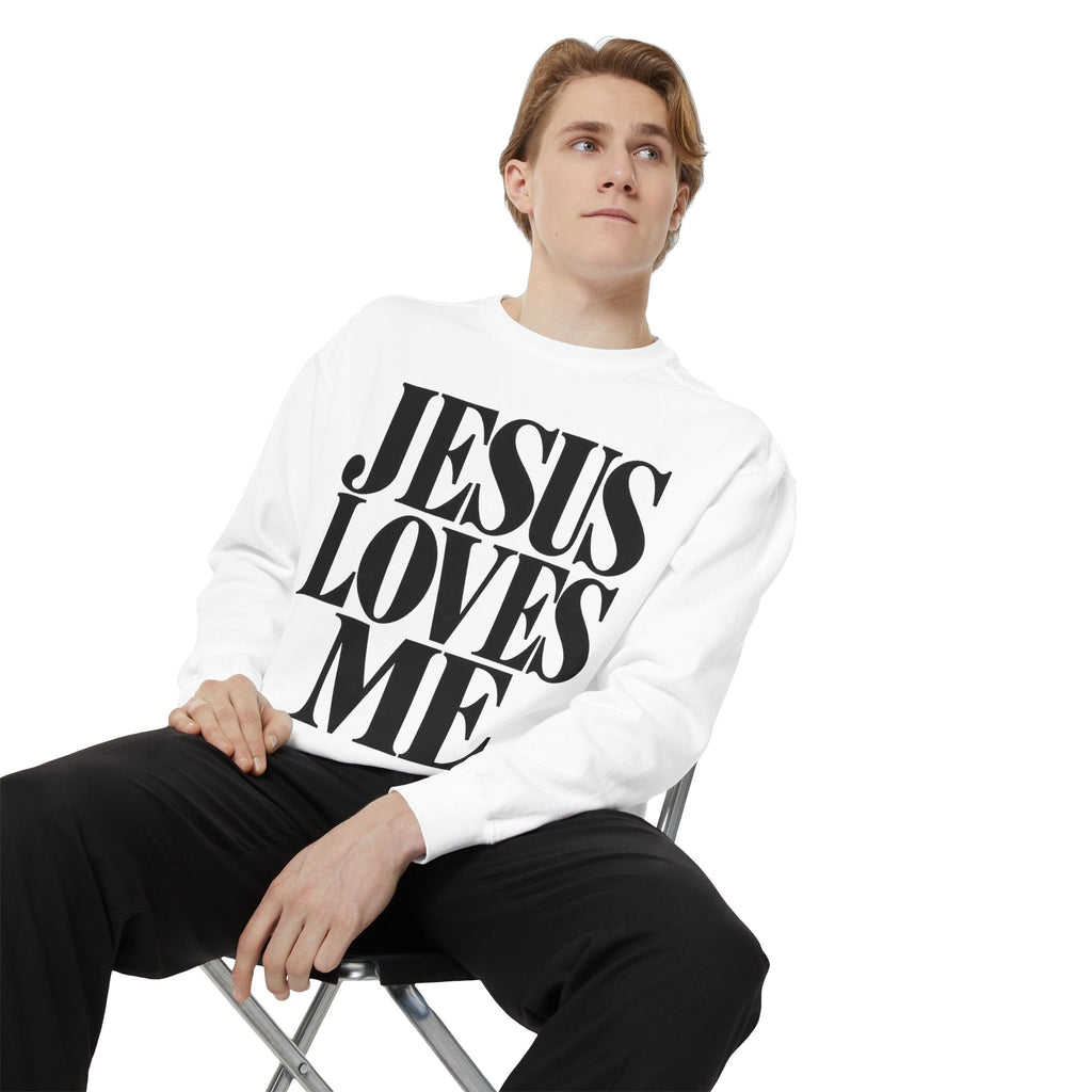 Jesus Loves Me Unisex Crewneck