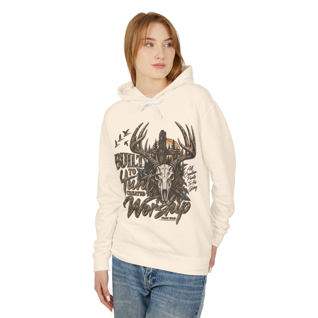 Built to Hunt, Created to Worship Unisex Hoodie