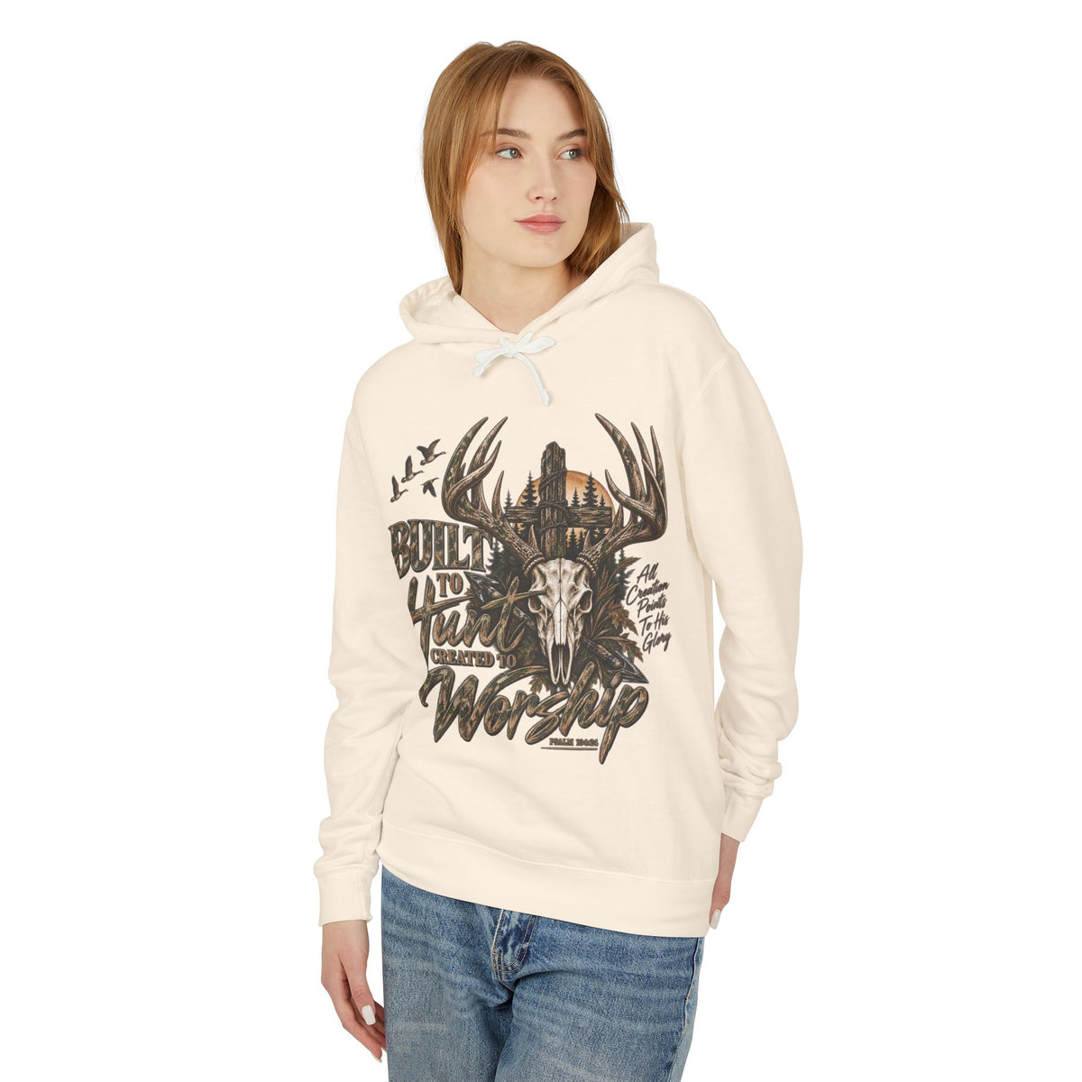 Built to Hunt, Created to Worship Unisex Hoodie