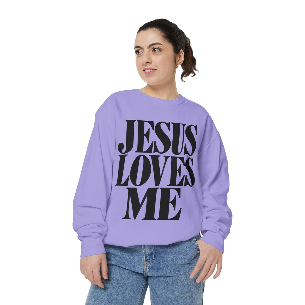 Jesus Loves Me Unisex Crewneck
