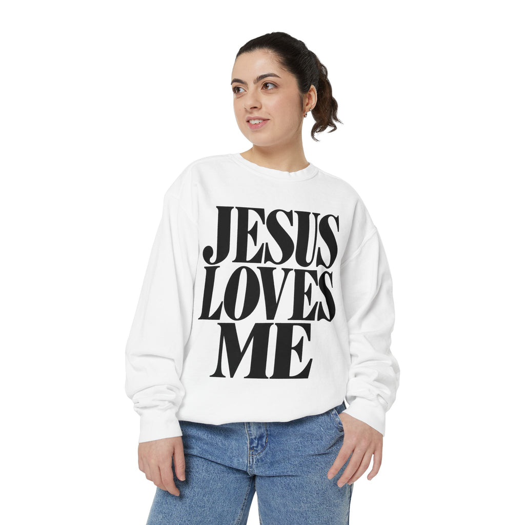 Jesus Loves Me Unisex Crewneck