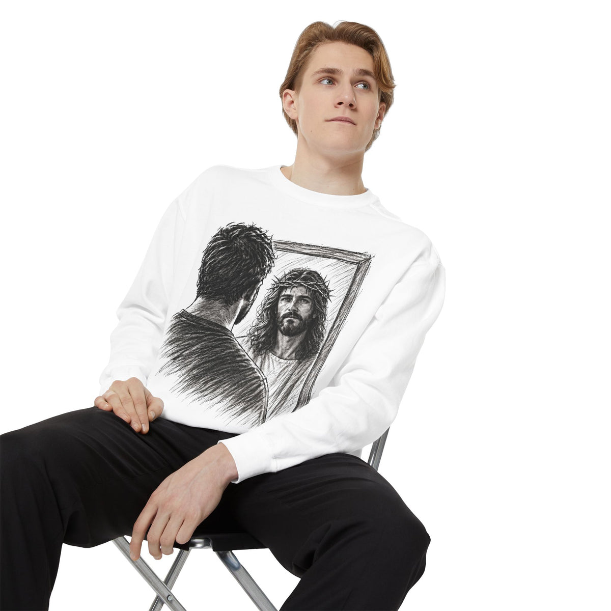 His Truth, Our Identity Men’s Crewneck