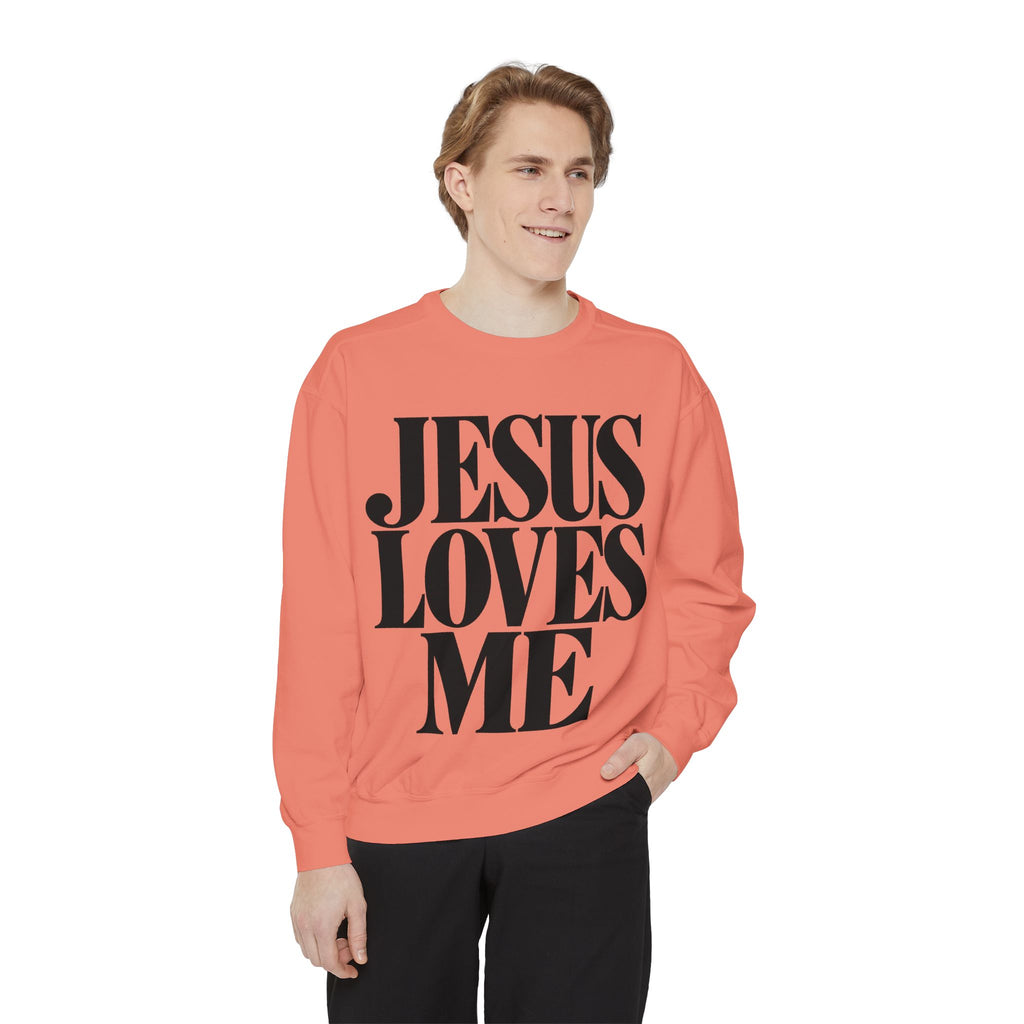 Jesus Loves Me Unisex Crewneck