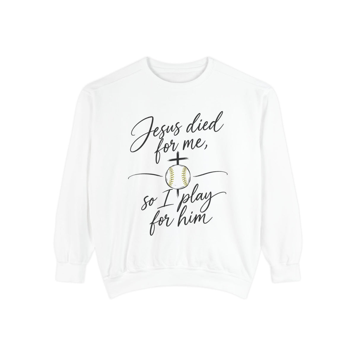 Play for Him Softball Women’s Crewneck