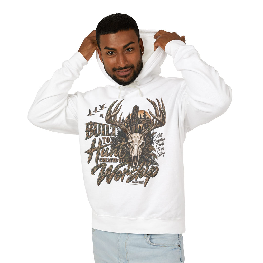 Built to Hunt, Created to Worship Unisex Hoodie