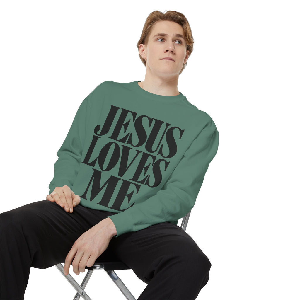 Jesus Loves Me Unisex Crewneck