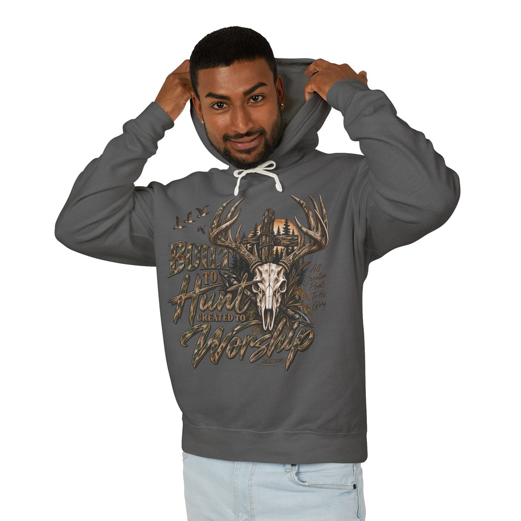 Built to Hunt, Created to Worship Unisex Hoodie