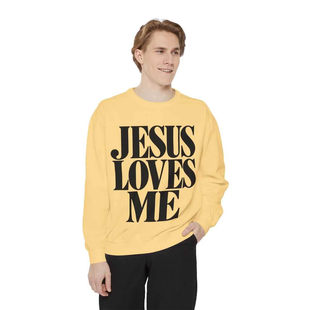 Jesus Loves Me Unisex Crewneck