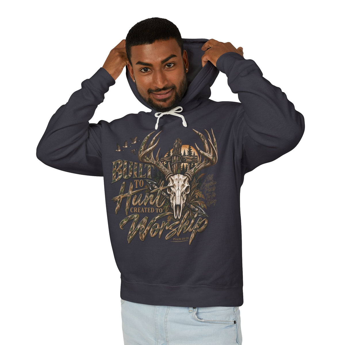 Built to Hunt, Created to Worship Unisex Hoodie