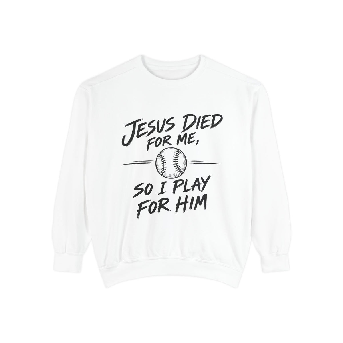 Play for Him Baseball Men’s Crewneck