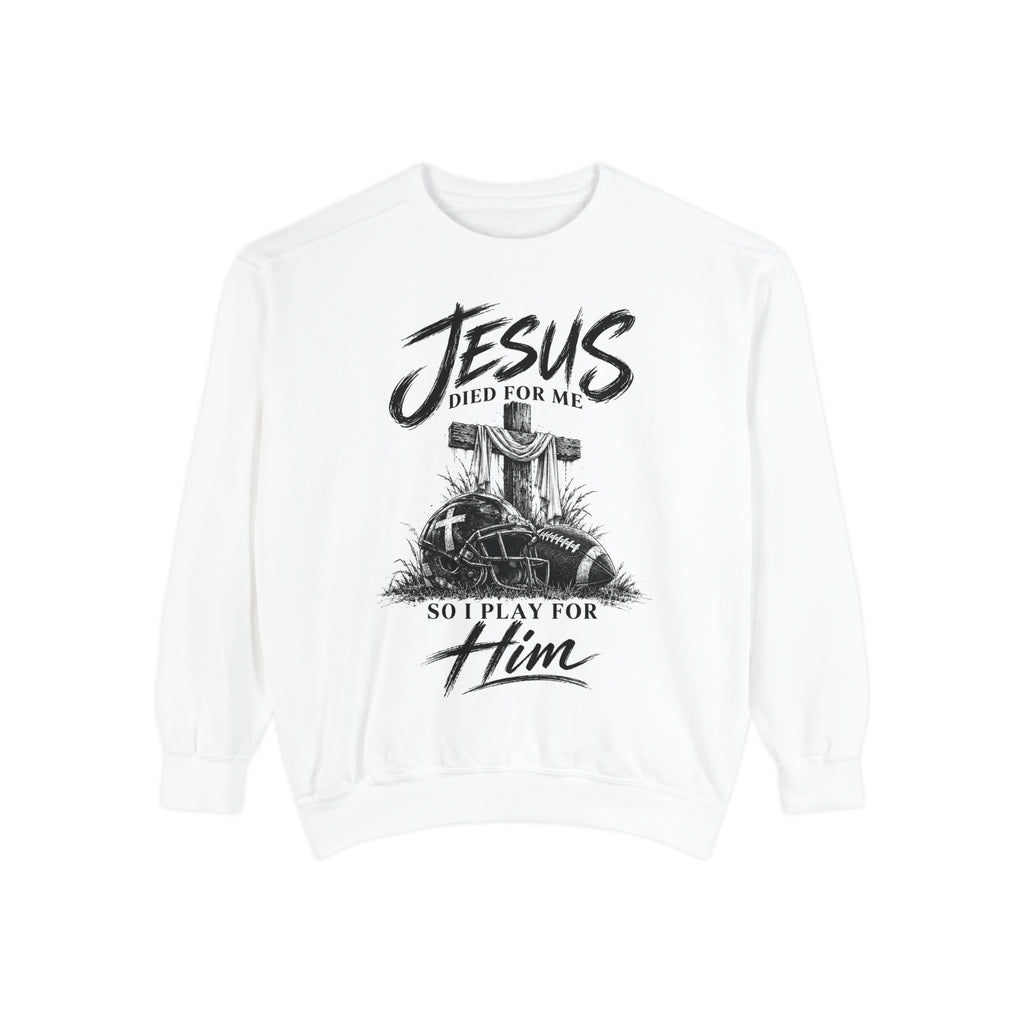Play for Him Football Crewneck