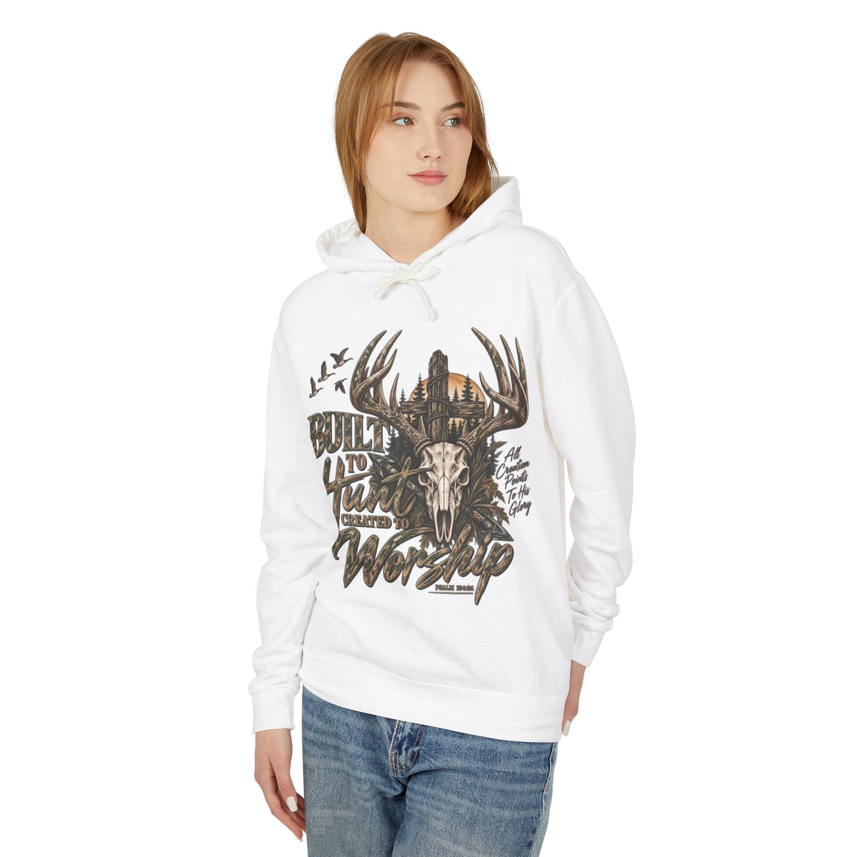 Built to Hunt, Created to Worship Unisex Hoodie