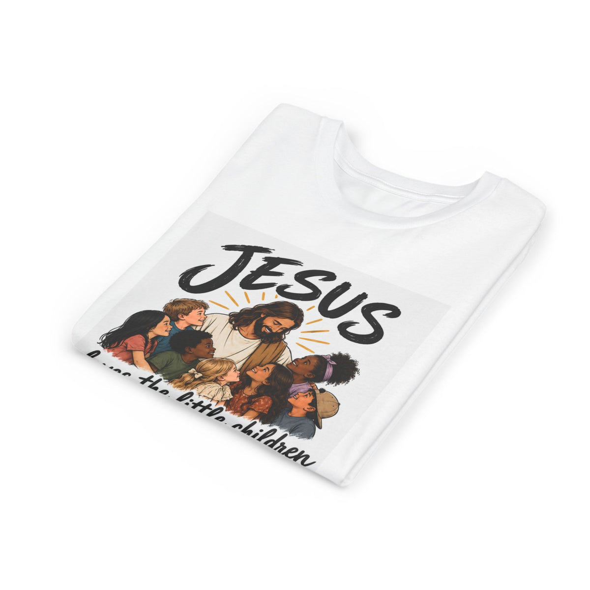Jesus Loves The Little Children Youth Short Sleeve Tee