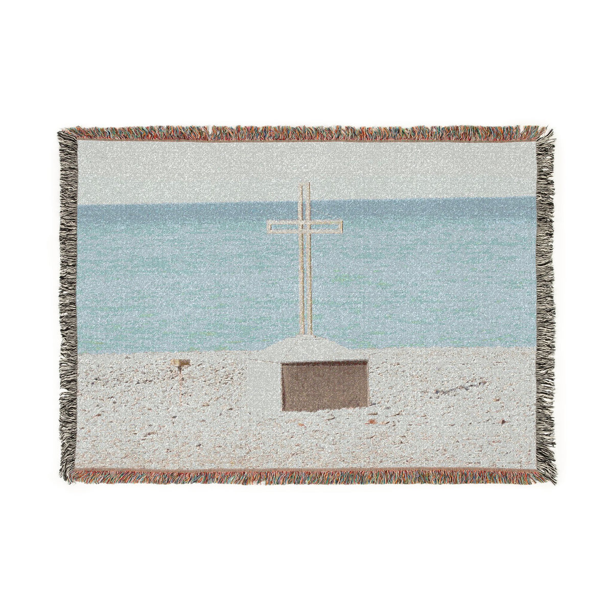 Cross by the Sea Blanket