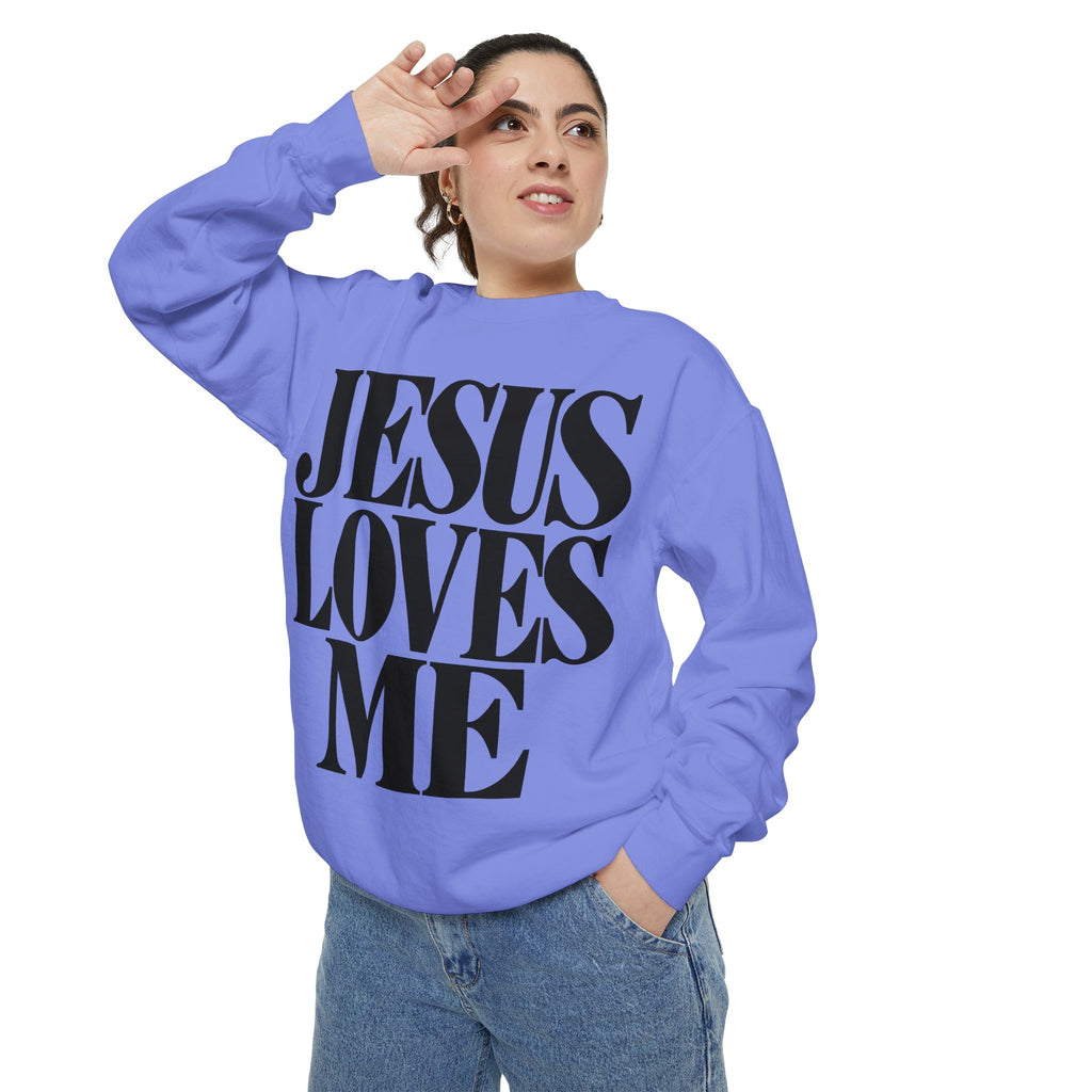 Jesus Loves Me Unisex Crewneck
