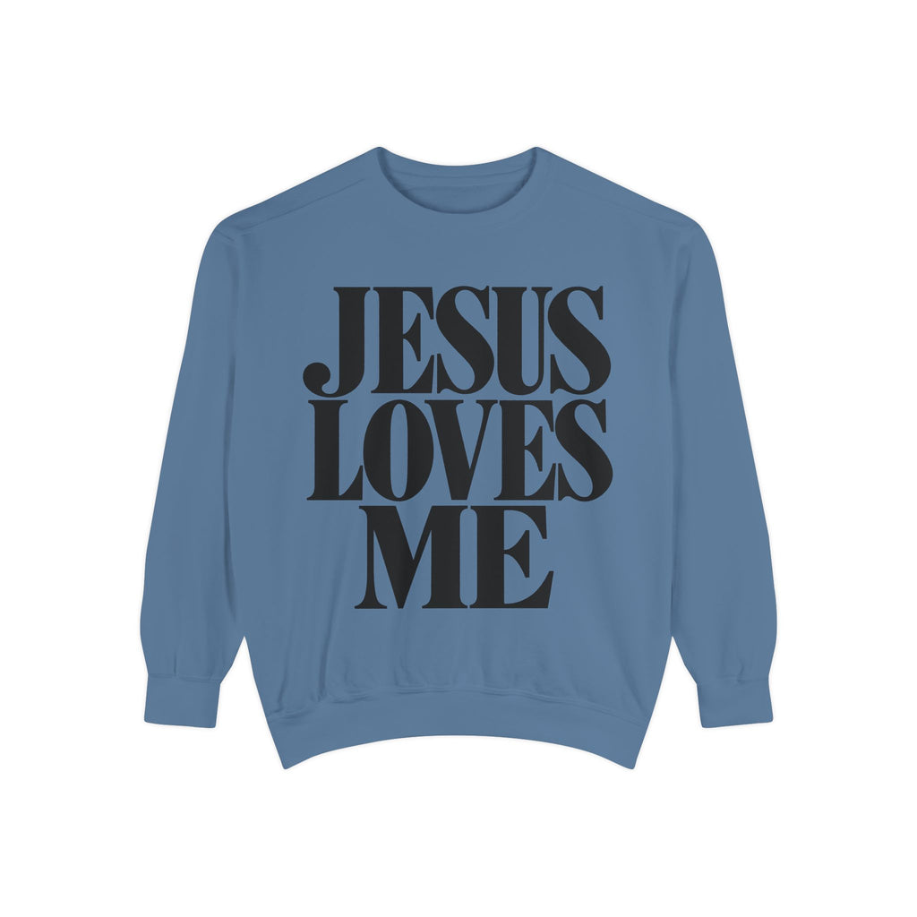Jesus Loves Me Unisex Crewneck
