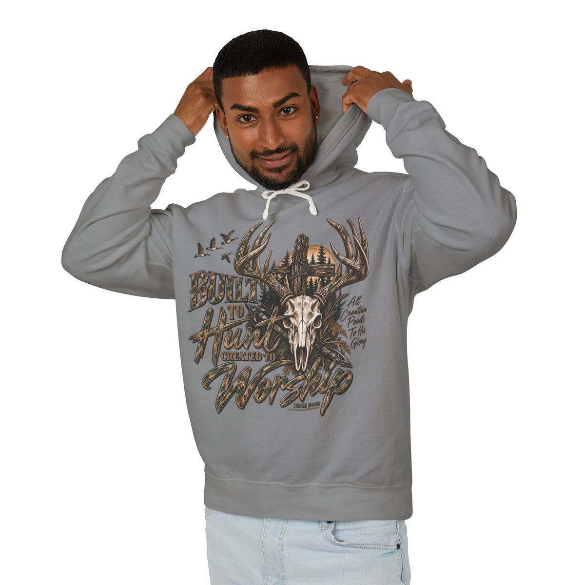 Built to Hunt, Created to Worship Unisex Hoodie