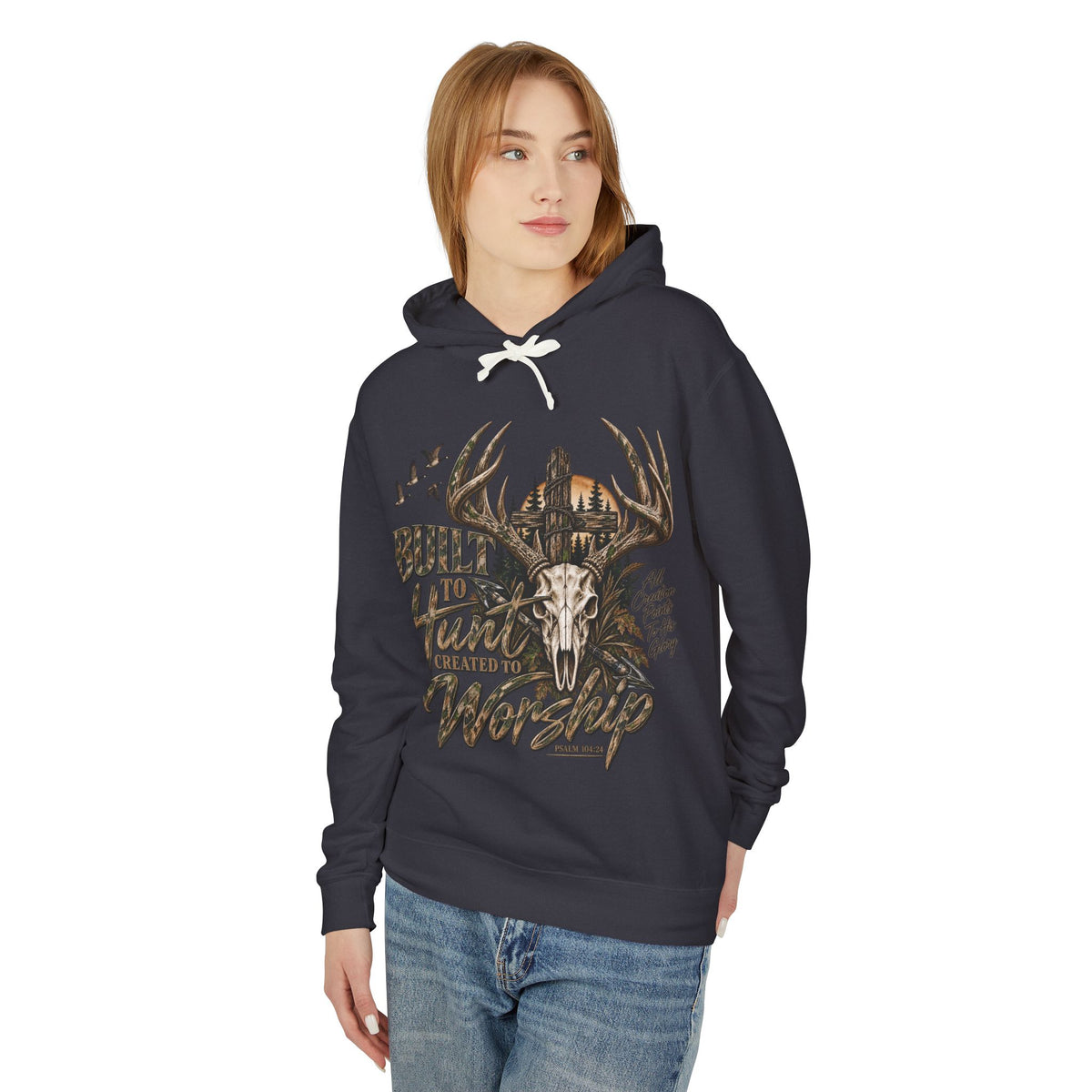 Built to Hunt, Created to Worship Unisex Hoodie